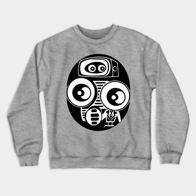 SpyBot Crewneck Sweatshirt by Jaymz Weiss Designz